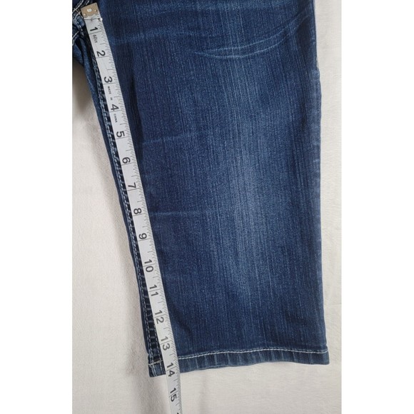 Silver Jeans Suki Rose Surplus Bermuda Shorts Women's Size 26 x 14 Blue Denim - Picture 12 of 14